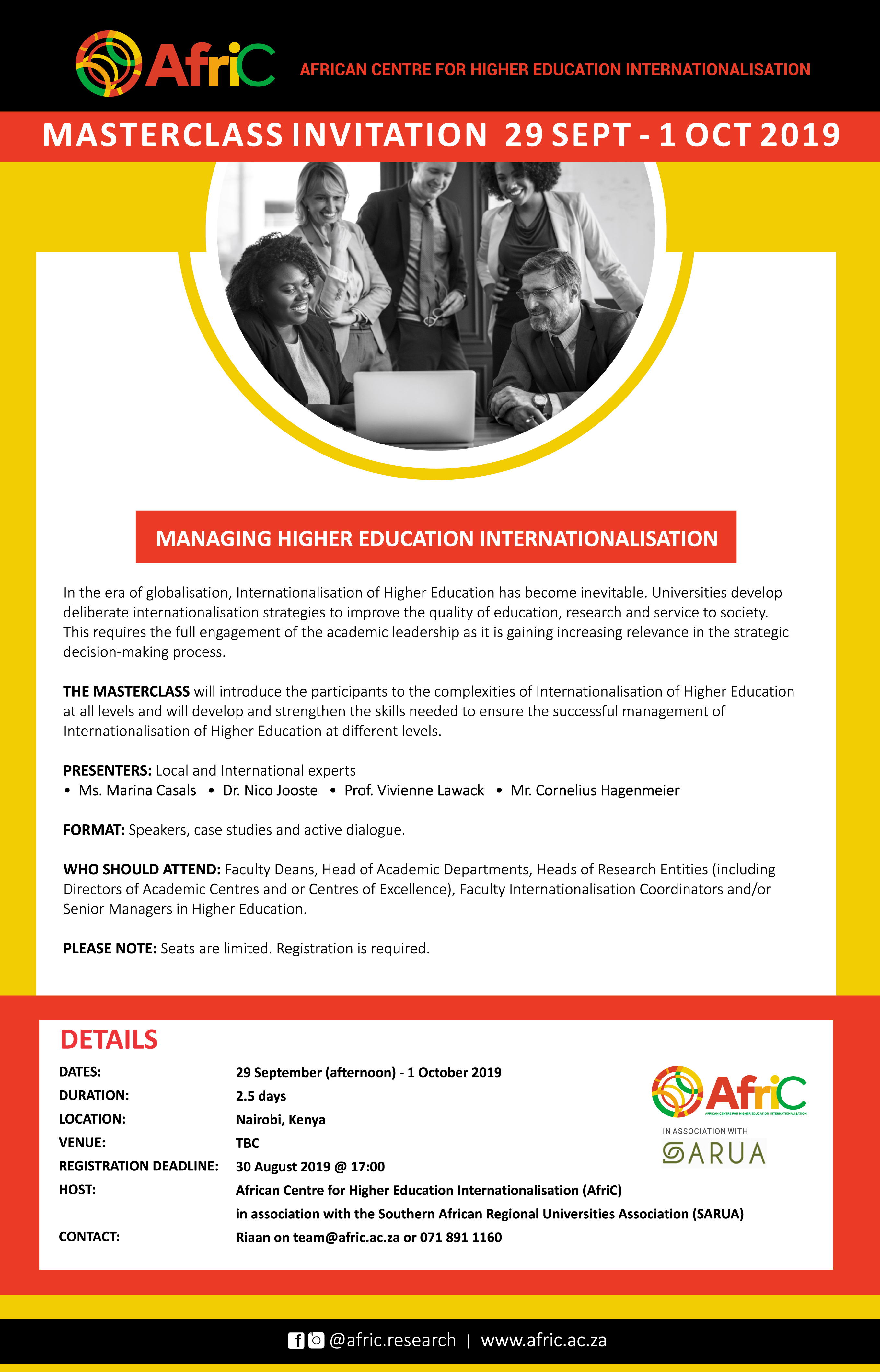 Masterclass Kenya 2019