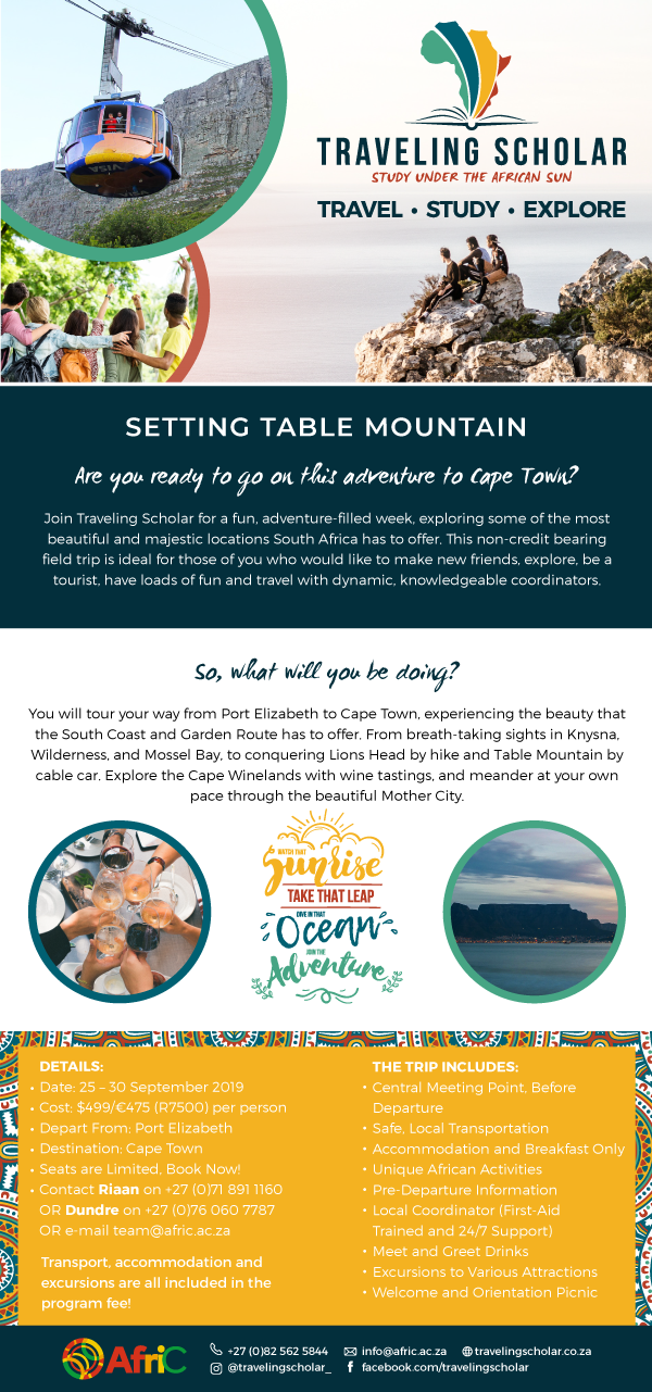 AfriC Event at Table Mountain